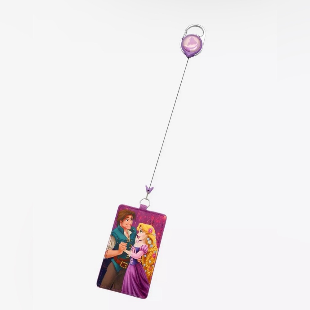 Loungefly Disney Tangled Rapunzel & Flynn Retractable Lanyard - Picture 7 of 8